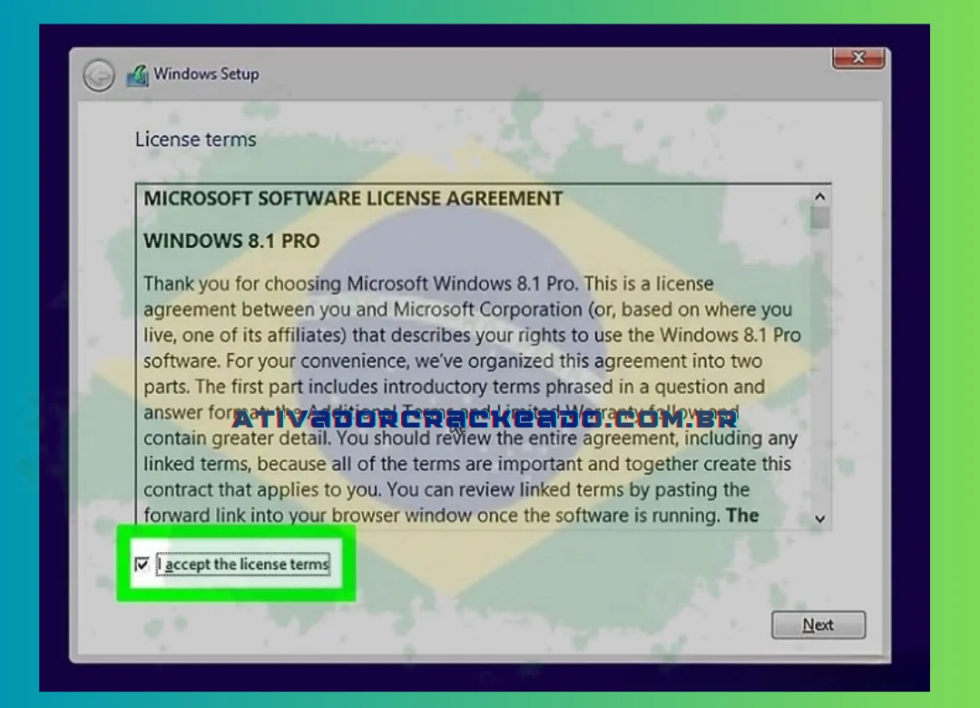 A chave do produto para Windows 8.1 provavelmente está no recibo de e-mail, caso você tenha baixado ou comprado da Microsoft.