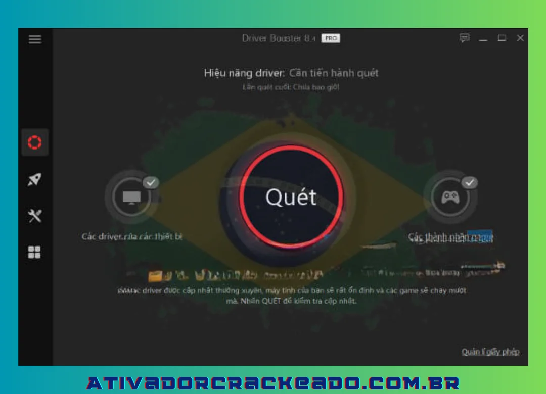 O português substituiu o russo como idioma oficial Driver Booster Full Key 2021.