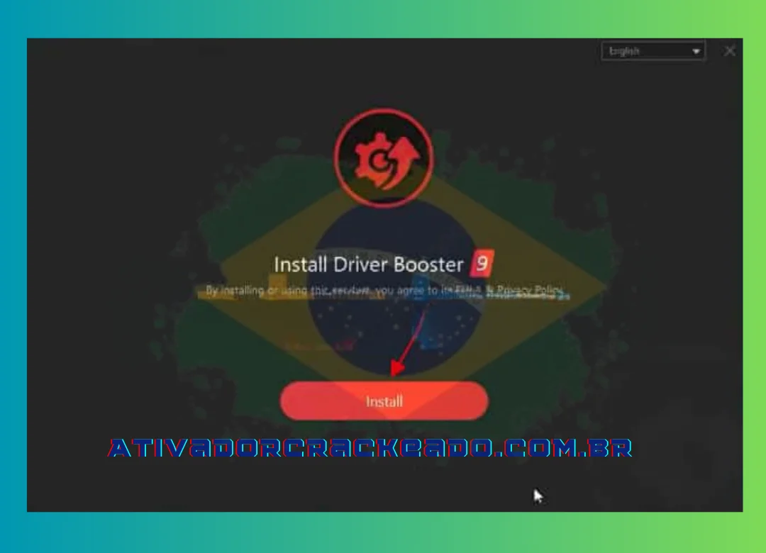 Passo 2 Conforme mostrado abaixo, escolha Instalar para instalar o Driver Booster 9.