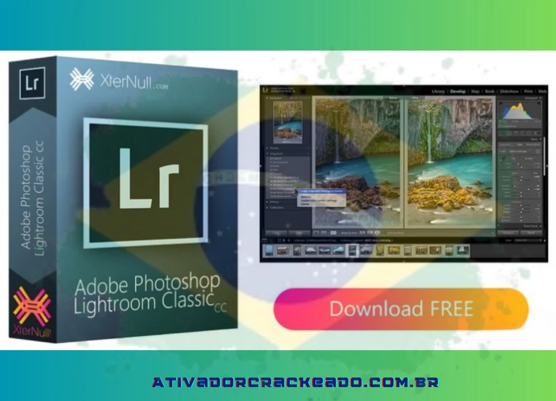 A versão mais recente, Adobe Lightroom Classic 2021,