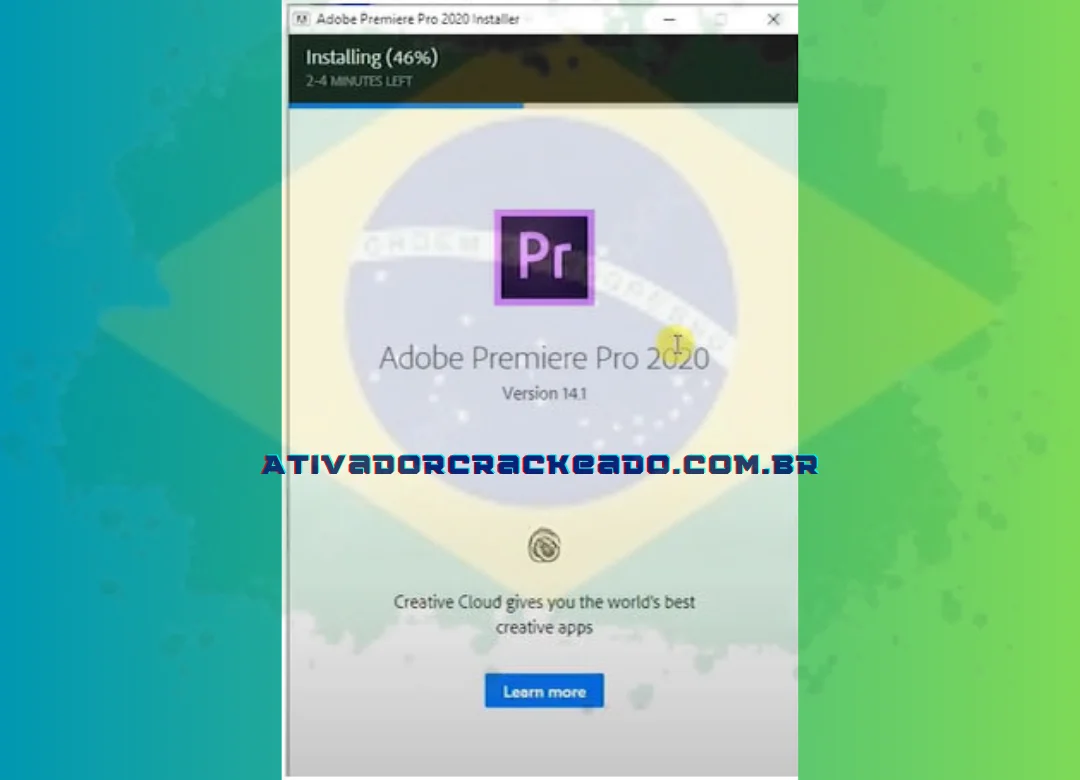 Dependendo da configuração do seu computador, dê o Adobe Premiere Pro CC 2020 de dois a quatro minutos para ser lançado.