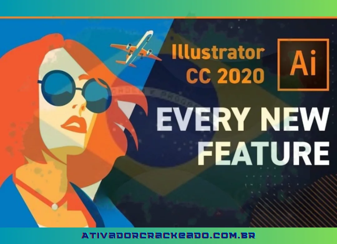 Em contraste com outras iterações do Adobe Illustrator, o Ai 2020 fornece predefinições e modelos de design facilmente
