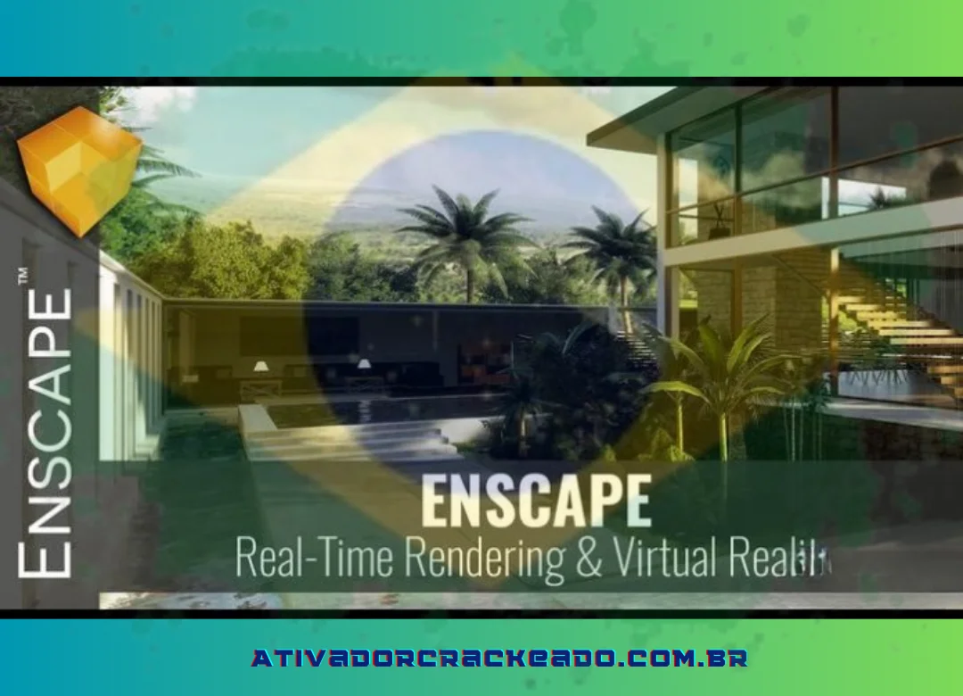 Enscape é um aplicativo que utiliza tecnologia de polimento gráfico para transformar seus designs em imagens realistas e de alta qualidade.