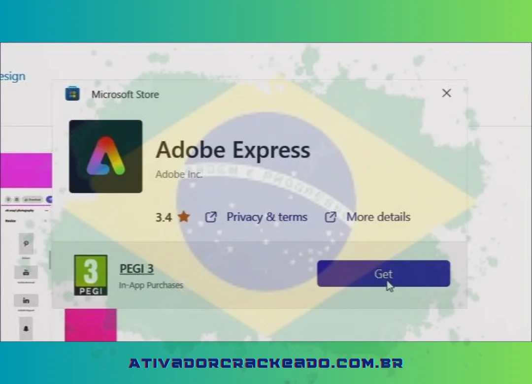 Obtenha o aplicativo Adobe Express