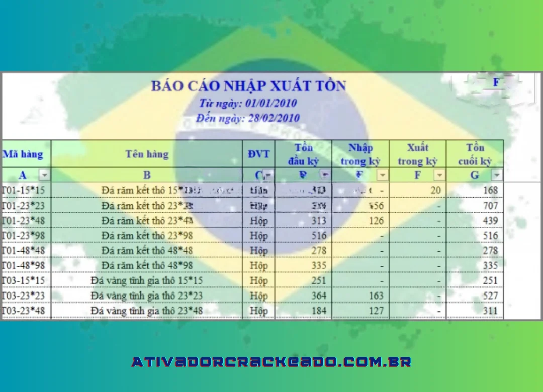 Você só precisa inserir os dados corretos.