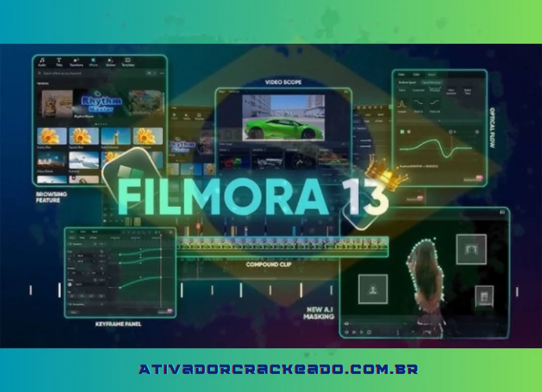 Wondershare introduziu a Filmora 13, um programa para editar vídeos. Os recursos simples, mas eficazes da Filmora 13, permitem que os usuários editem