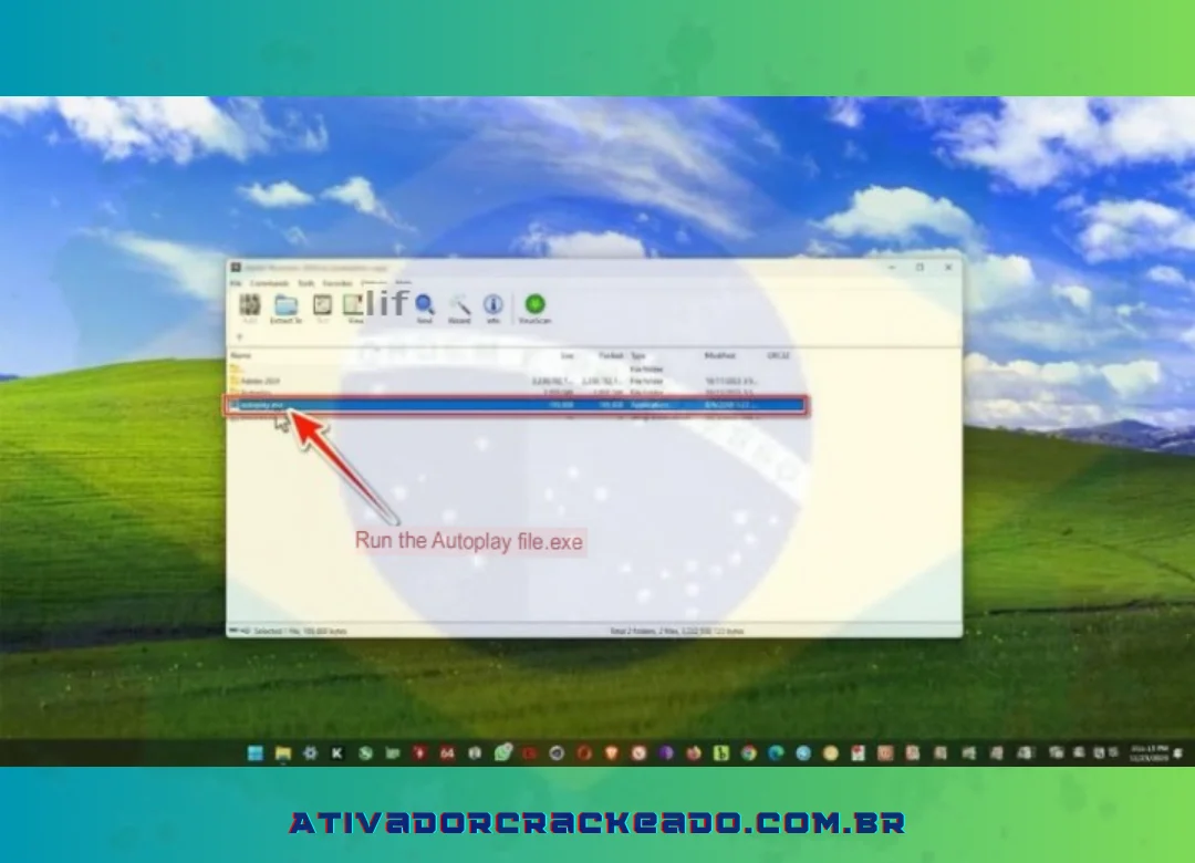 Inicie o arquivo “autoplay.exe”.
