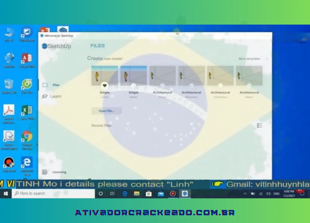 Interface quebrada com sucesso, conforme mostrado abaixo.