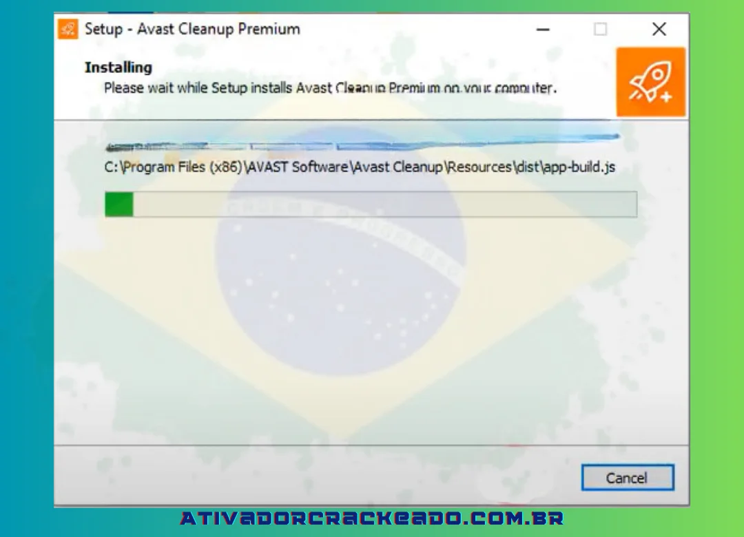 O Avast Cleanup Premium será instalado eventualmente.