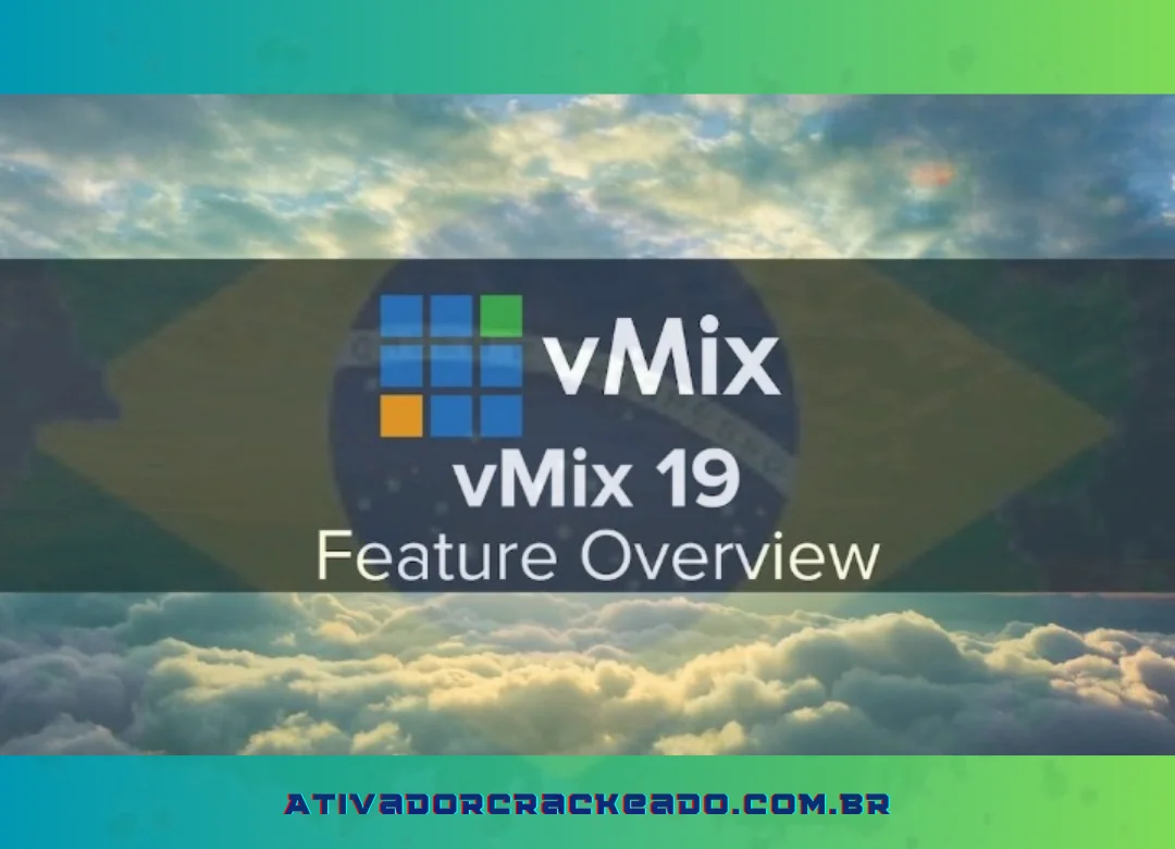 O objetivo principal do programa vMix Pro é facilitar a conversão, gravação