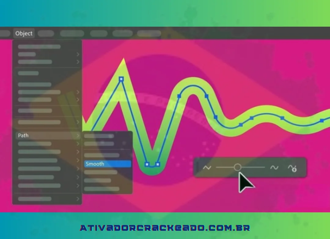 Suavize o objeto com a ferramenta Suavizar