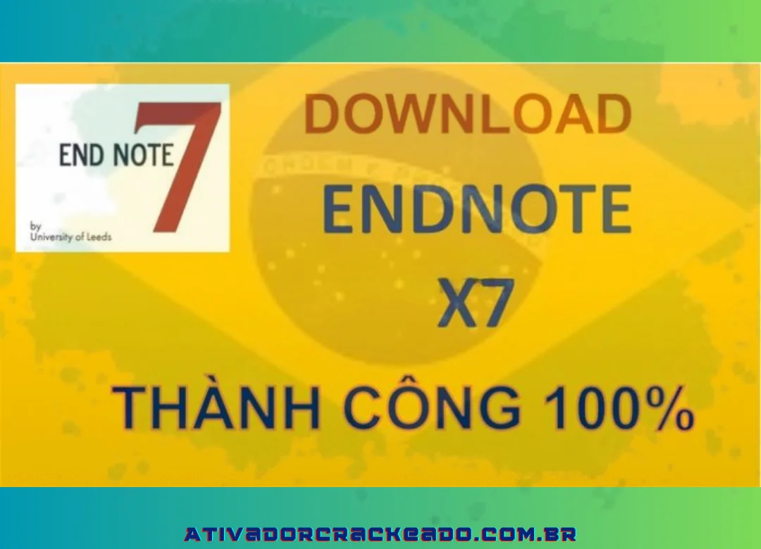 Visão geral do software EndNote X7