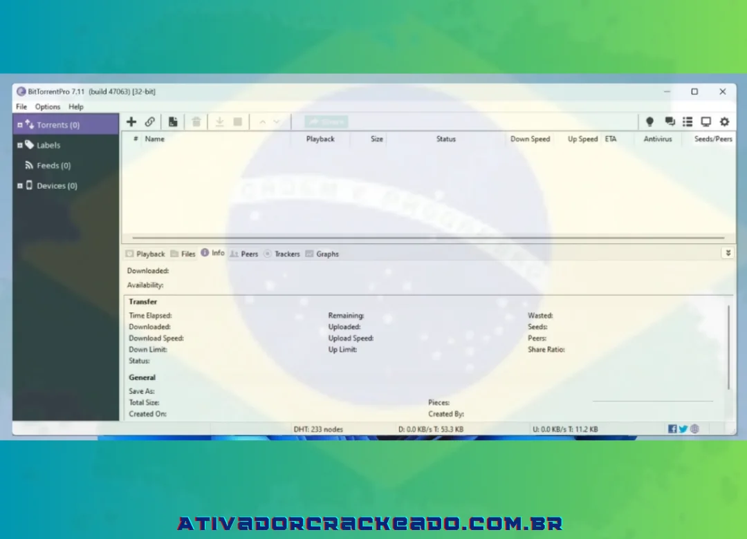 A BitTorrent criou o ativadorcrackeado.com.br –BitTorrent Pro Full