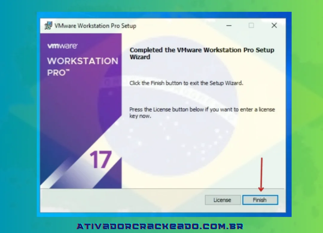 Agora que a instalação foi concluída, basta clicar em “Concluir” para fechar o assistente de configuração.