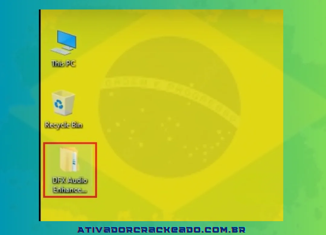 Clique duas vezes no arquivo “DFX Audio Enhancer 13.023” que você acabou de baixar para abri-lo.