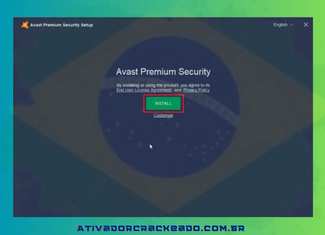 Clique em “Instalar” para prosseguir com a instalação do aplicativo