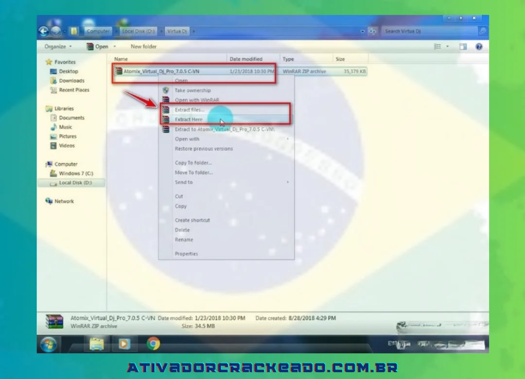 Instruções para instalar o software virtual DJ 7 Full Crack