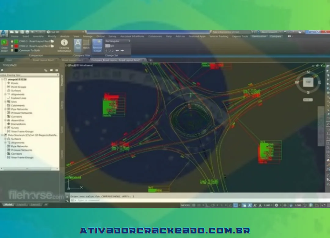 O uso deste software garante o progresso eficiente do projeto e aumenta a produtividade e a precisão do trabalho.