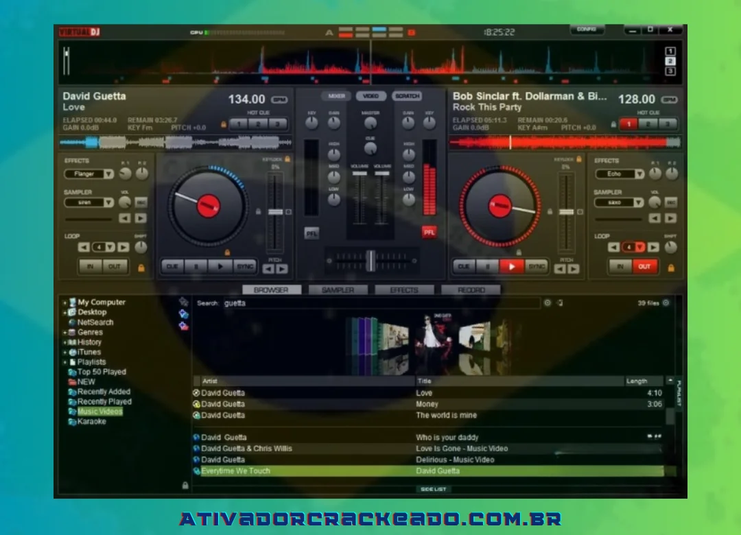 Recursos excelentes do software Virtual DJ 7 DJ 7