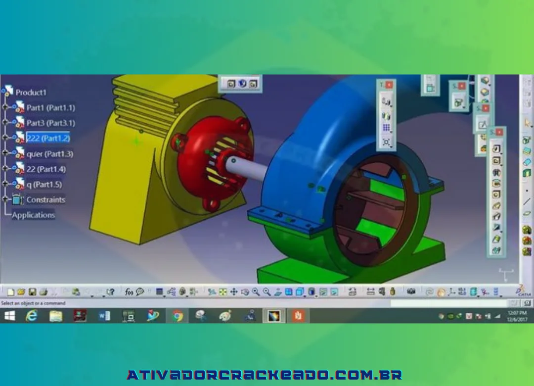 Como a Catia atrai os visitantes através da interface de software