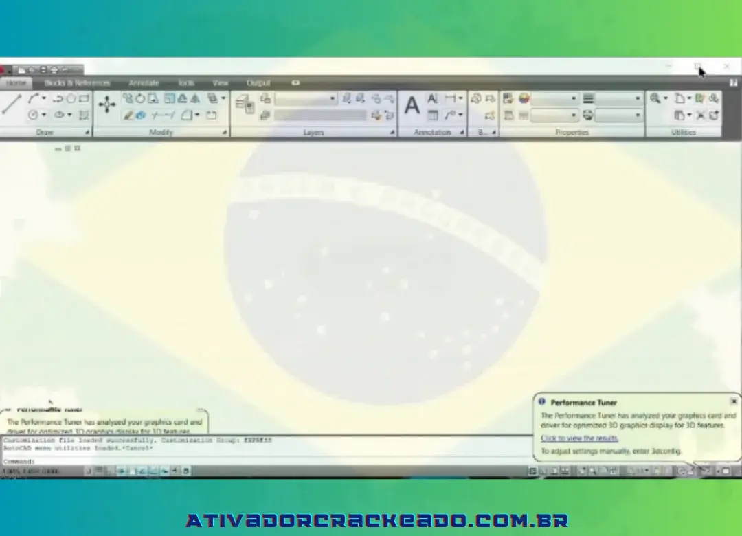 Embora tenha sido publicado há algum tempo, o Autocad 2009 continua a ser a versão mais utilizada