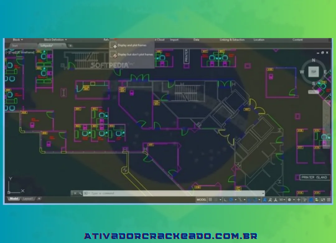 O programa usa ferramentas de design robustas e uma interface de usuário fácil para maximizar