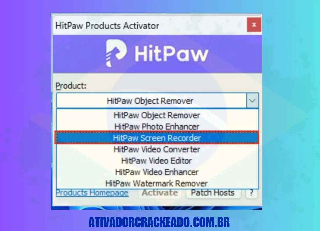 Agora, selecione HitPaw Screen Recorder.