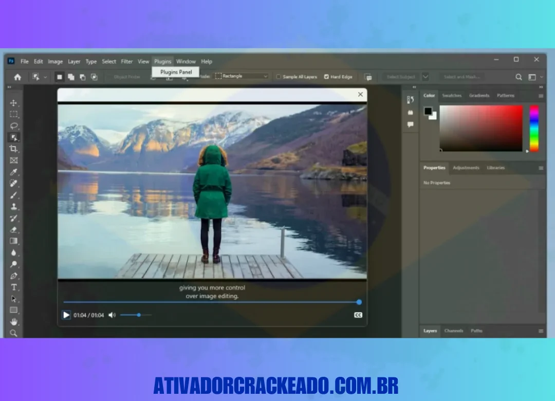 Agora, você pode ver a interface do Photoshop 2024. Você obterá uma versão pré-ativada e não precisará fazer nenhum cracking ou patch.