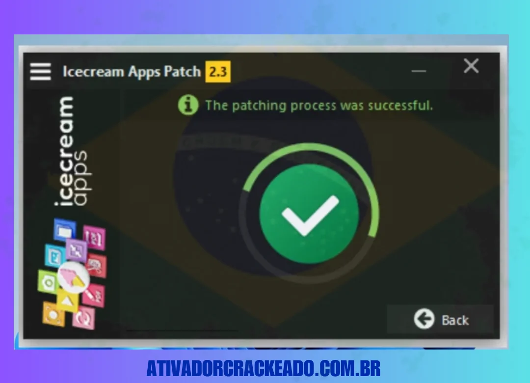 Agora você pode ver que o patch foi concluído. (1)