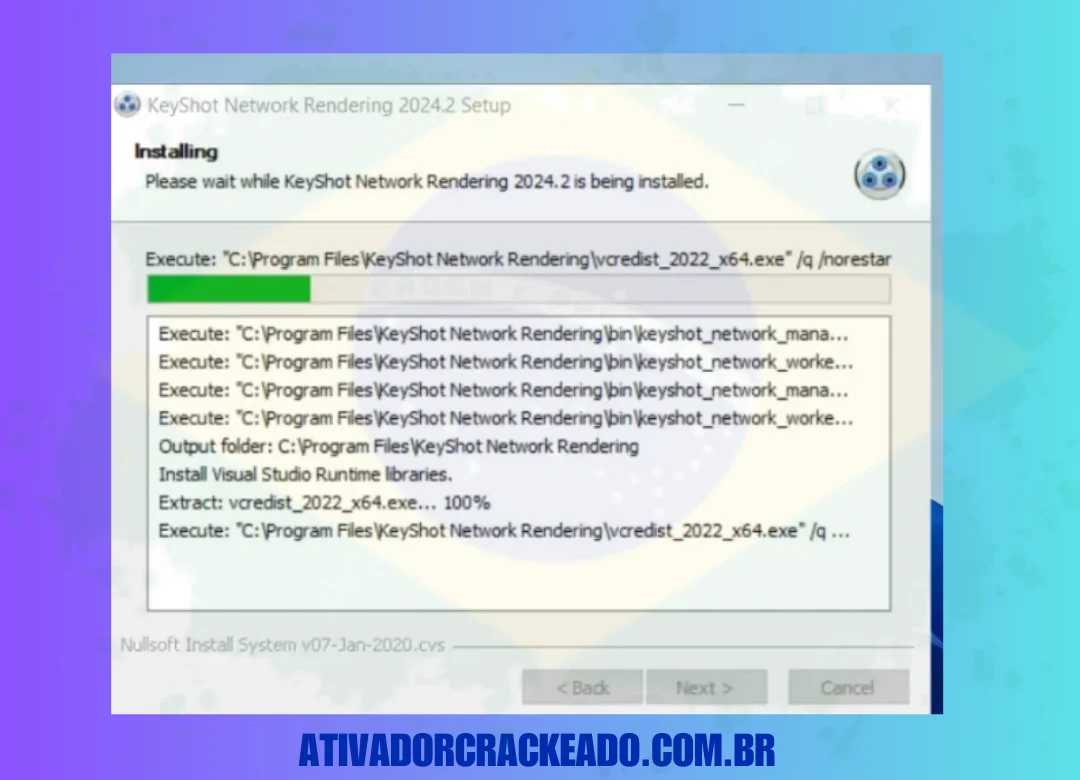 Assim que você clicar em “Instalar”, o processo de instalação começará.