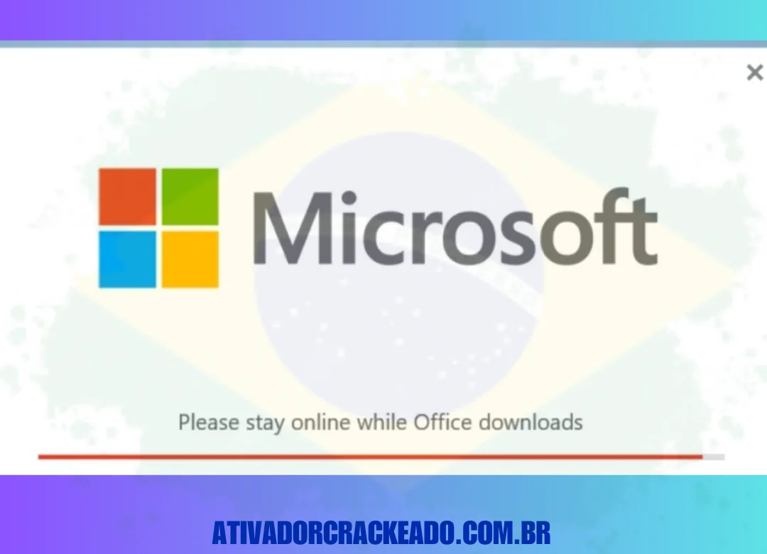 Depois disso, aparecerá uma notificação de que o download foi iniciado, o que levará algum tempo.