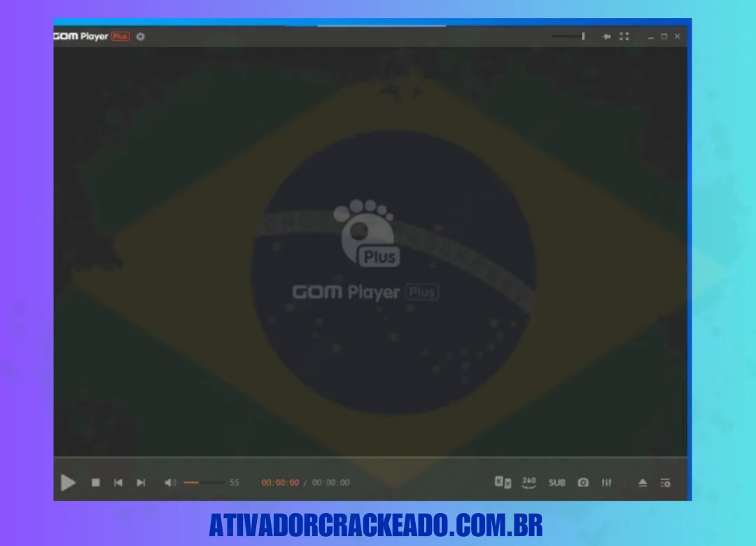 Depois disso, você pode ver a interface do Gom Player Pro.