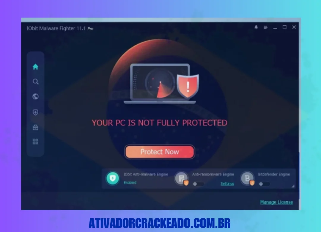 Depois disso, você pode ver a interface do Malware Fighter Pro.