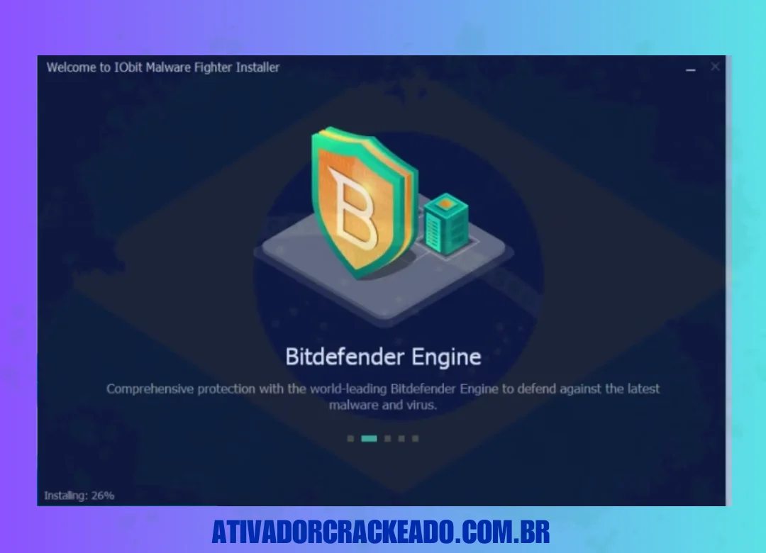 Depois disso, você verá sua combinação com o Bitdefender Engine.