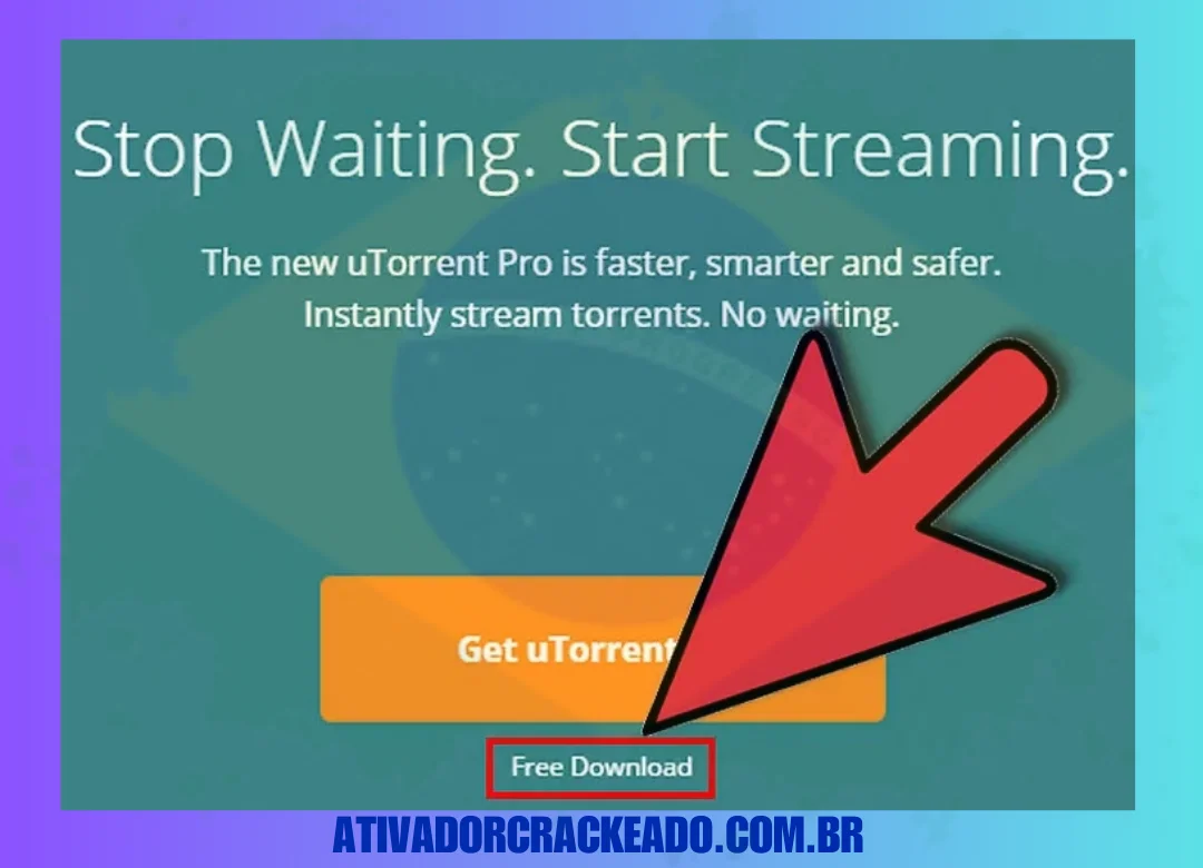 Digite httpswww.utorrent.com na barra de endereço na parte superior da tela.