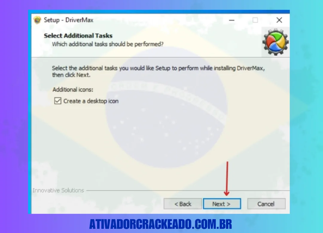 Em seguida, você verá algumas configurações adicionais, selecionará as que você gosta e continuará clicando Avançar.