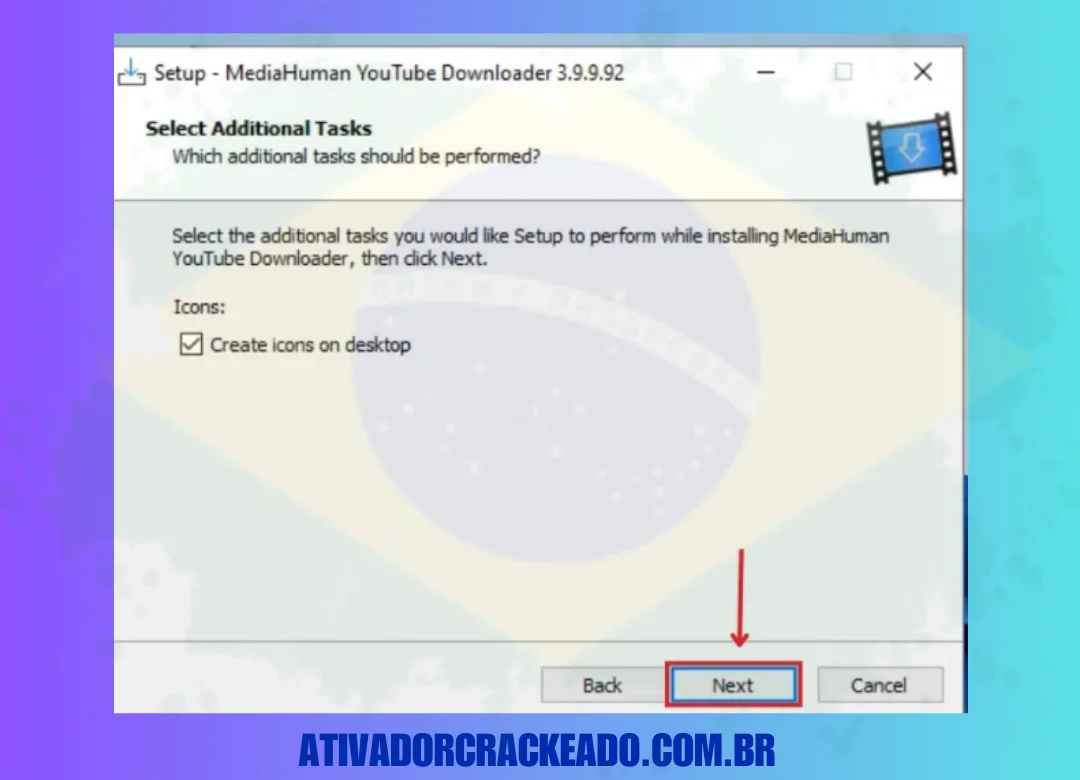 Em seguida, você verá algumas configurações adicionais, selecione as que você gosta e continue clicando em “Avançar”.