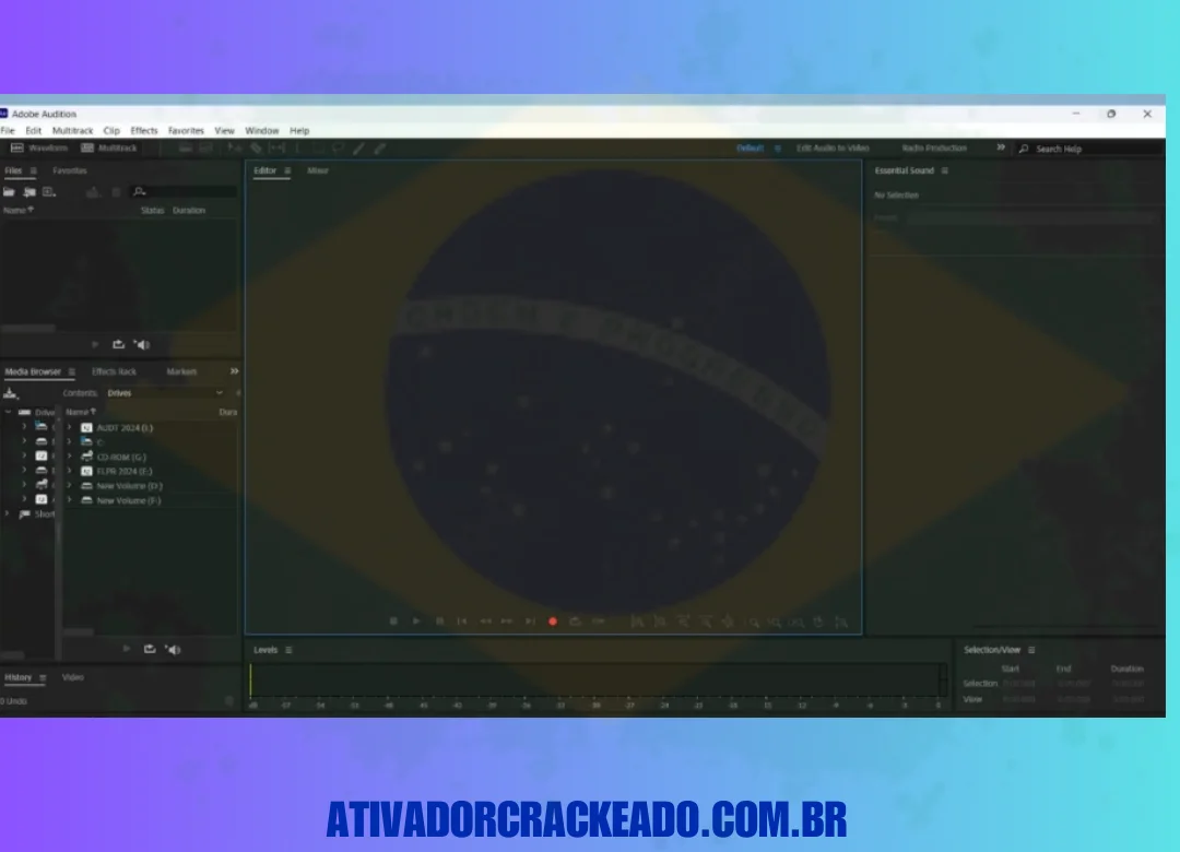 Finalmente, agora você pode usar o Adobe Audition CC versão completa gratuitamente.