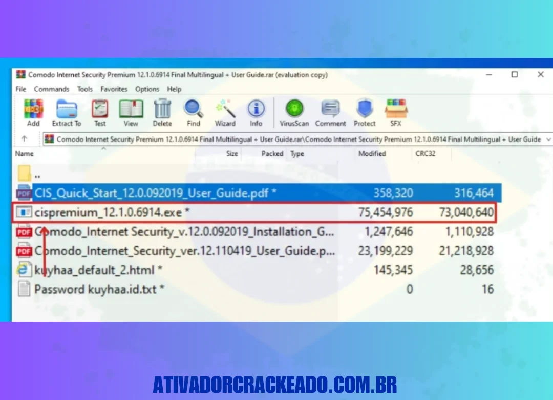 Depois disso, você precisa extrair os arquivos mencionados na imagem usando o WinRAR .