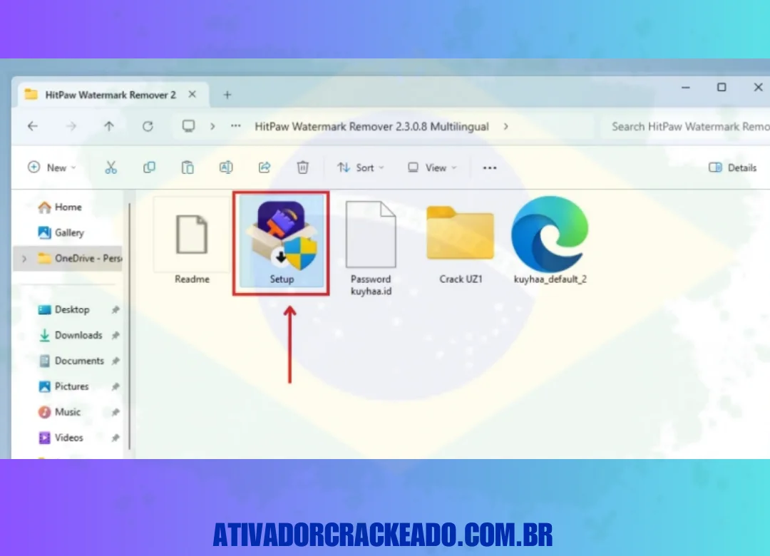 Primeiro, desligue o Windows Defender e extraia o arquivo usando o WinRAR, a senha para o arquivo zip é “123”. Depois disso, execute a instalação.