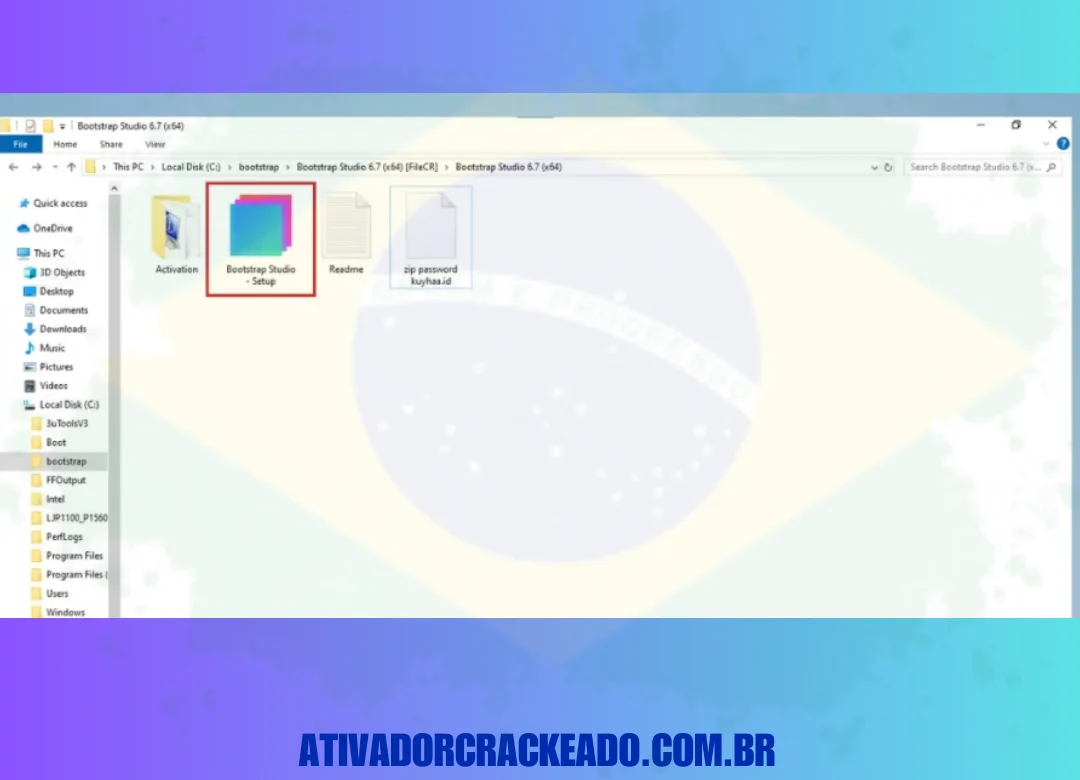 Primeiro, desligue o Windows Defender e extraia o arquivo usando o WinRAR e a senha para o arquivo zip é “ 123 “. Depois disso, execute a instalação