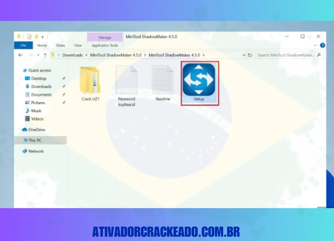 Primeiro, desligue o Windows Defender e extraia o arquivo usando o WinRAR e a senha para o arquivo zip é “123“. Depois disso, execute a instalação.