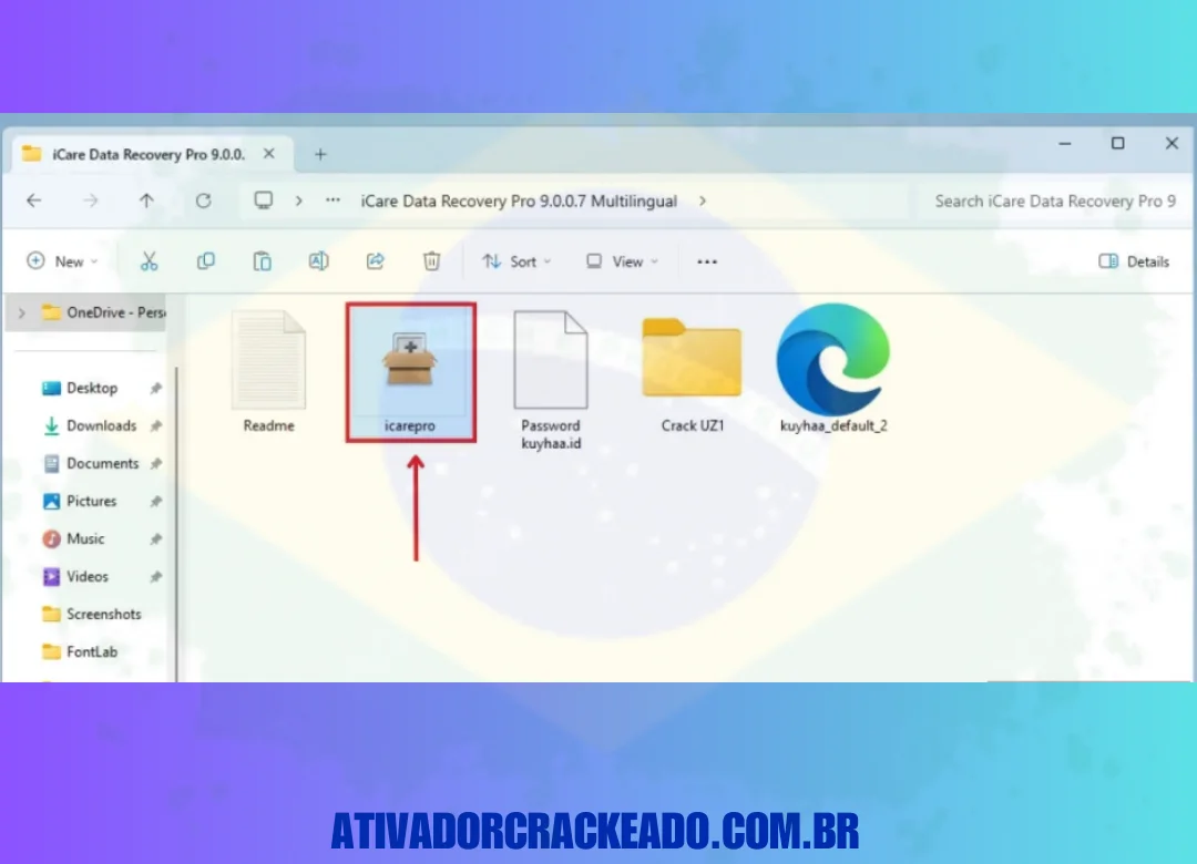 Primeiro, desligue o Windows Defender e extraia o arquivo usando o Winrar. Depois disso, execute a instalação.