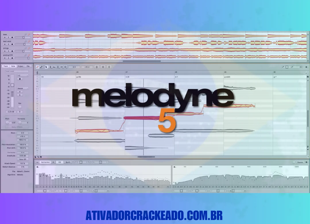 Usando o Melodyne 5 Studio Crackeado