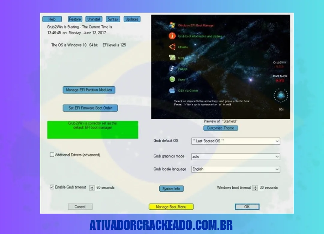 Como instalar e usar o Grub2Win Crackeado