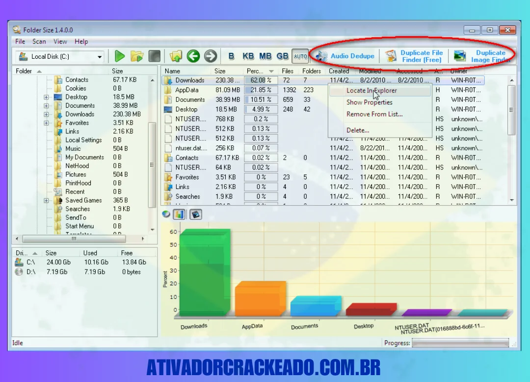 Como instalar e usar o MindGems Folder Size Professional Crackeado