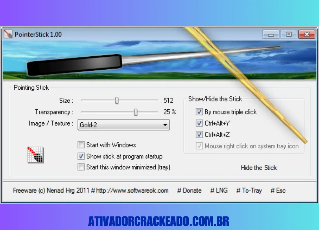 Como instalar e usar o PointerStick Crackeado