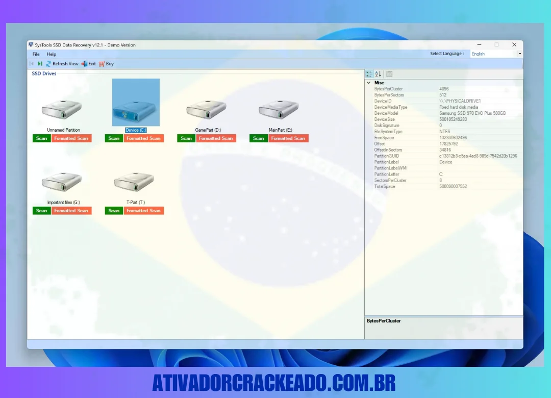 Como instalar e usar o SysTools SSD Data Recovery Crackeado