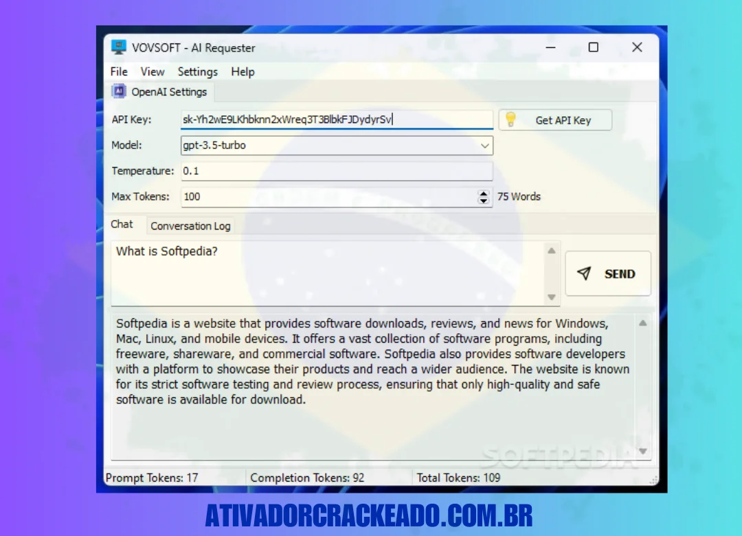 Como instalar e usar o VovSoft AI Requester Crackeado