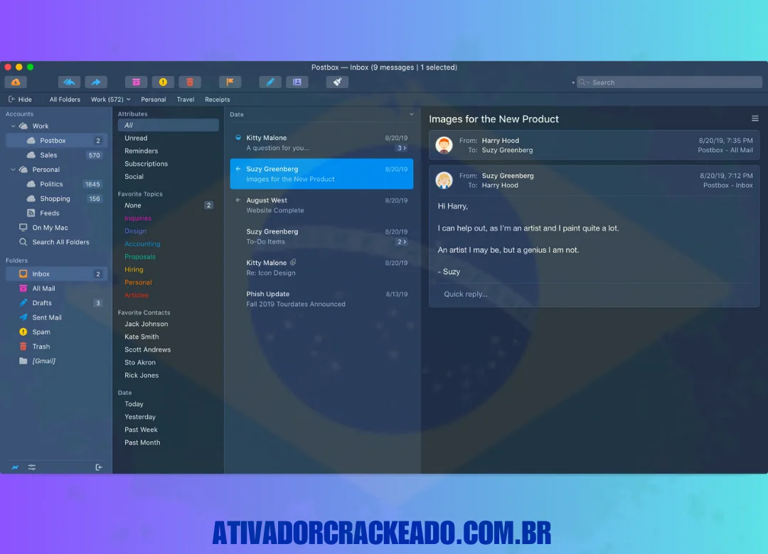 Como instalar o Postbox Crackeado